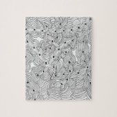 Het abstracte ontwerp van de Kleur van de mengelin Legpuzzel (Verticaal)