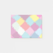 Het abstracte ontwerp van de slagen van de verf post-it® notes (Voorkant)