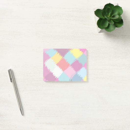 Het abstracte ontwerp van de slagen van de verf post-it® notes (Kantoor)