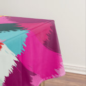 Het abstracte ontwerp van de slagen van de verf tafelkleed (Voorbeeld)