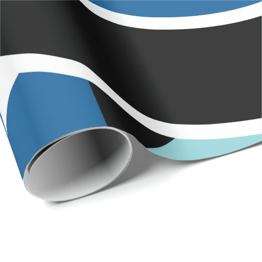 Het abstracte ontwerp van het poster van Memphis.  Cadeaupapier (Rol Hoek)