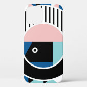 Het abstracte ontwerp van het poster van Memphis. Case-Mate iPhone Case (Achterkant)