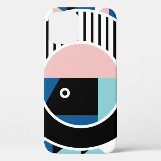Het abstracte ontwerp van het poster van Memphis.  Case-Mate iPhone Case (Achterkant)