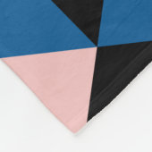 Het abstracte ontwerp van het poster van Memphis. Fleece Deken (Hoek)