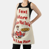 Het abstracte Ontwerp van Pizza voegt tekst, Schor Schort (Insitu)
