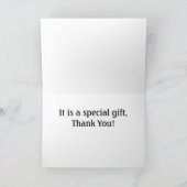 Het abstracte Ornament dankt u Kaart 2 (Binnen)