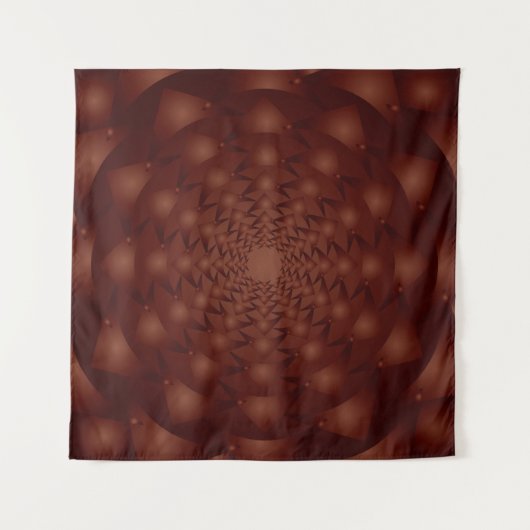 Het abstracte patroon van Bourgogne. Traditionele Wandkleed (Voorkant)