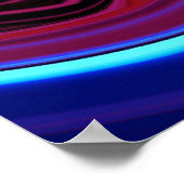 Het Abstracte Poster Rode draak (Hoek)