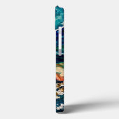 Het abstracte schilderij Ice en Fish Case-Mate iPhone Case (Achterkant / Links)