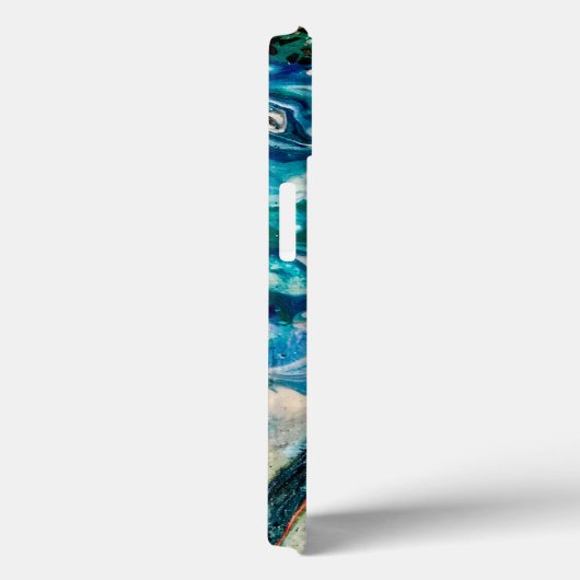 Het abstracte schilderij Ice en Fish Case-Mate iPhone Case (Achterkant / Rechts)