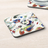 Het Abstracte schilderwerk van Kandinsky Bier Onderzetter (Linkerzijde)