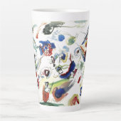 Het Abstracte schilderwerk van Kandinsky Latte Mok (Voorkant)