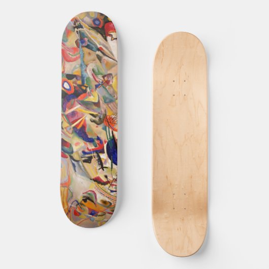 Het Abstracte schilderwerk van Kandinsky Persoonlijk Skateboard (Voorkant)