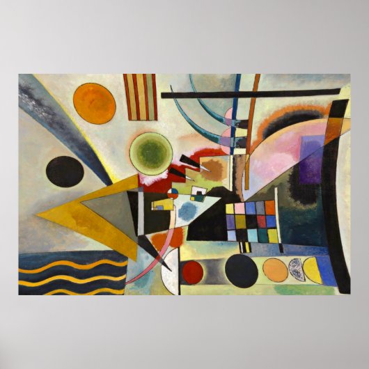 Het Abstracte schilderwerk van Kandinsky Poster (Voorkant)