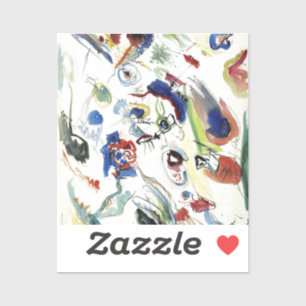 Het Abstracte schilderwerk van Kandinsky Sticker