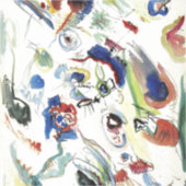 Het Abstracte schilderwerk van Kandinsky Sticker (Voorkant)