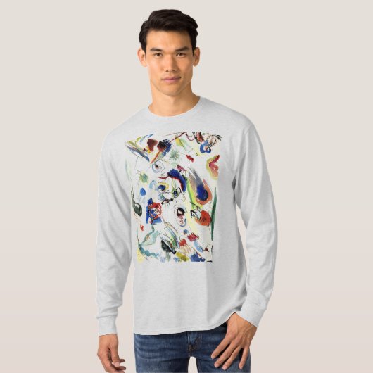 Het Abstracte schilderwerk van Kandinsky T-shirt (Voorkant volledig)