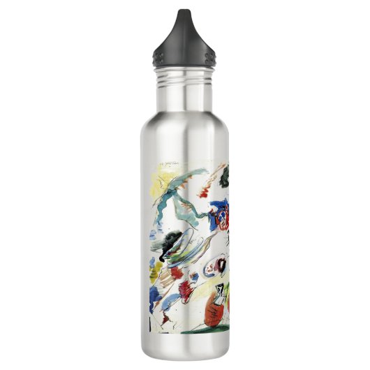 Het Abstracte schilderwerk van Kandinsky Waterfles (Links)