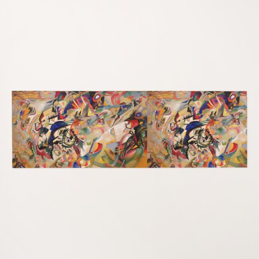 Het Abstracte schilderwerk van Kandinsky Yogamat (Achterkant (horizontaal))