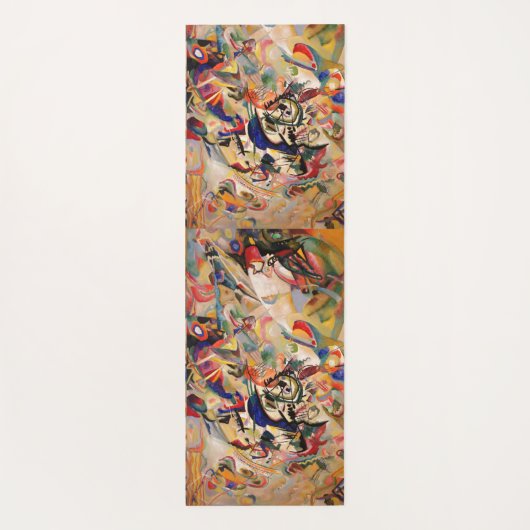 Het Abstracte schilderwerk van Kandinsky Yogamat (Achterkant)