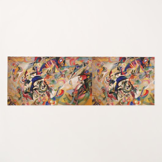 Het Abstracte schilderwerk van Kandinsky Yogamat (Voorkant (horizontaal))