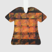 Het Abstracte Shirt van de muur Ornament (achterkant)