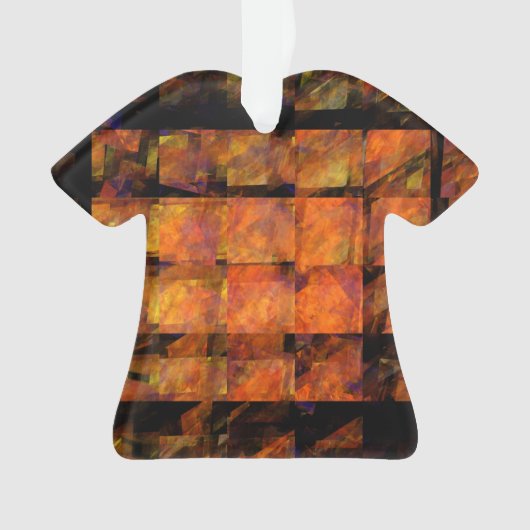 Het Abstracte Shirt van de muur Ornament (voorkant)