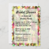 Het Abstracte Vrijgezellenfeest van de Voorjaars L Kaart (Voorkant)