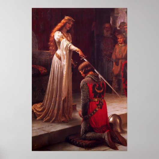 Het Accolade olieverfschilderij Poster (Voorkant)