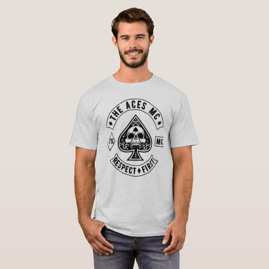 Het Aces MC Shirt (Voorkant volledig)