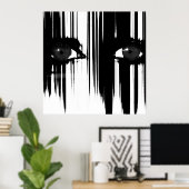 Het achterhouden van de pijn poster (Thuiskantoor)