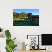 Het achterporch poster (Thuiskantoor)