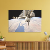 Het achterste gedeelte van de gesloten ruimtepende canvas afdruk (Insitu (Woonkamer))