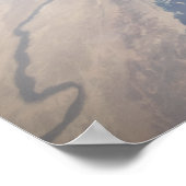 Het achterste gedeelte van de gesloten ruimtepende poster (Hoek)