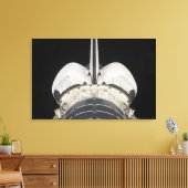 Het achterste gedeelte van de Space Shuttle Endeav Canvas Afdruk (Insitu (Woonkamer))