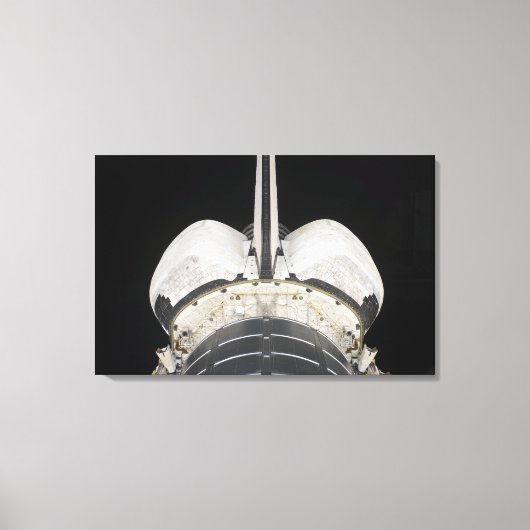 Het achterste gedeelte van de Space Shuttle Endeav Canvas Afdruk (Voorkant)