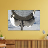 Het achterste gedeelte van de Space Shuttle Endeav Canvas Afdruk (Insitu (Woonkamer))