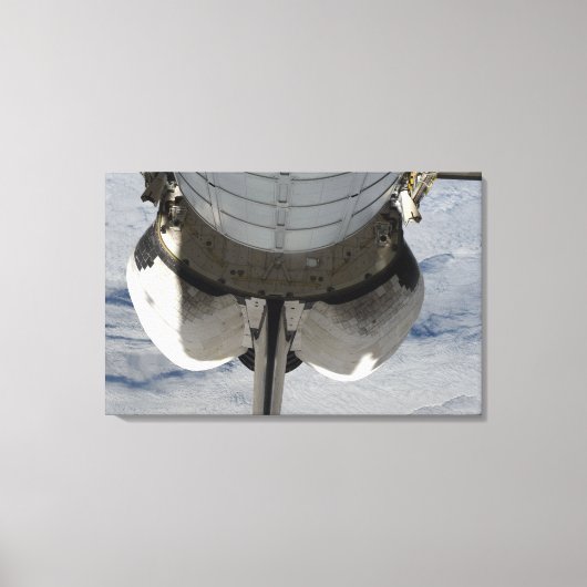 Het achterste gedeelte van de Space Shuttle Endeav Canvas Afdruk (Voorkant)