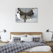 Het achterste gedeelte van de Space Shuttle Endeav Canvas Afdruk (Insitu (Slaapkamer))