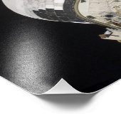 Het achterste gedeelte van de Space Shuttle Endeav Foto Afdruk (Hoek)