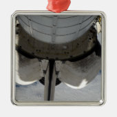 Het achterste gedeelte van de Space Shuttle Endeav Metalen Ornament (Voorkant)