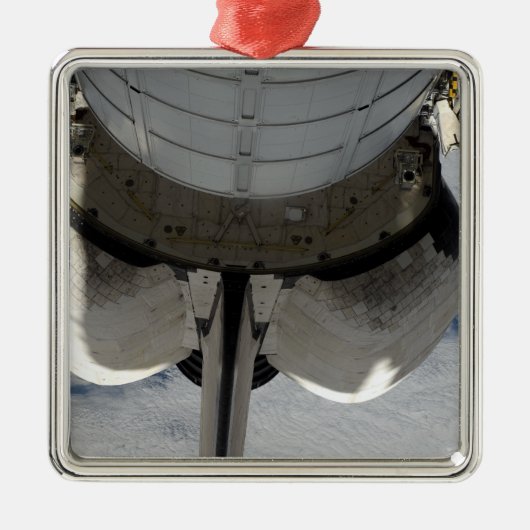 Het achterste gedeelte van de Space Shuttle Endeav Metalen Ornament (Voorkant)