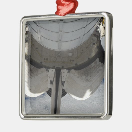 Het achterste gedeelte van de Space Shuttle Endeav Metalen Ornament (Links)