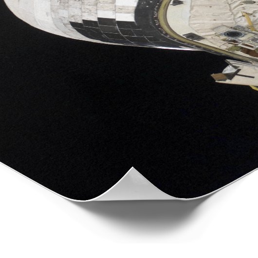 Het achterste gedeelte van de Space Shuttle Endeav Poster (Hoek)
