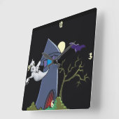 Het achtervolgde Huis van de Boom - Vierkante Klok (Hoek)