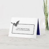 Het achtervolgde Wenskaart van de Douane van het (Achterkant)