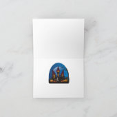 Het achtervolgen van de Nachten van Halloween Kaart (Binnen)