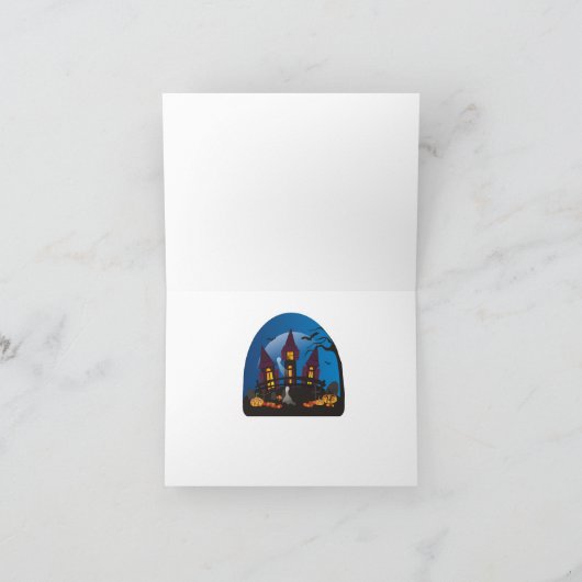 Het achtervolgen van de Nachten van Halloween Kaart (Binnen)