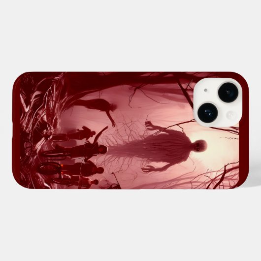 Het achtervolgen van de Slechte Kerels (Rood) Case-Mate iPhone Case (Achterkant (horizontaal))
