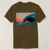 Het achtervolgen van mavericks t-shirt (Design voorkant)